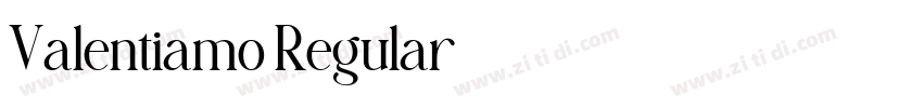 Valentiamo Regular字体转换